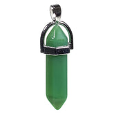 Pandantiv de aventurin verde - 4 cm